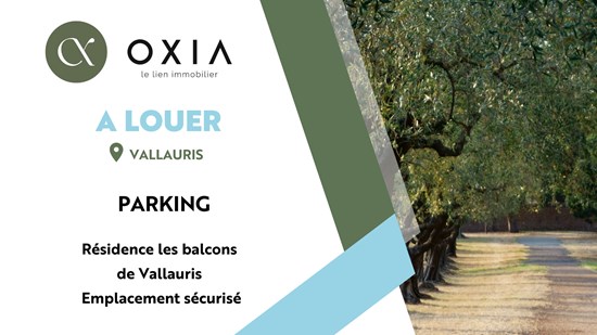 Parking à louer Vallauris