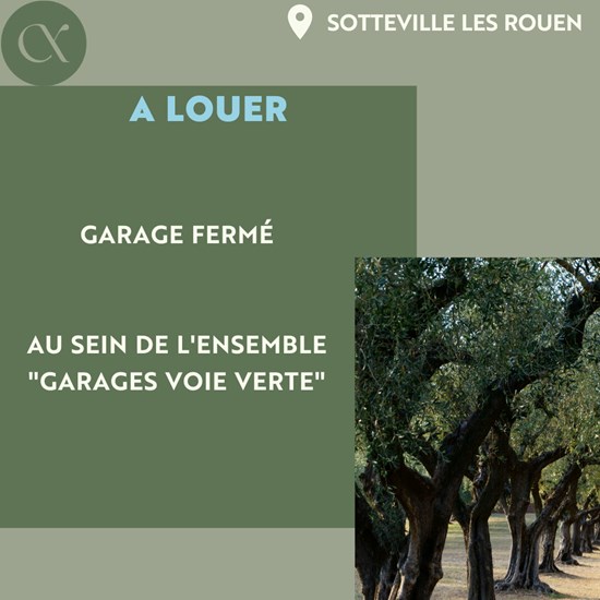 Sotteville - Garage Voie Verte - Garages A Louer