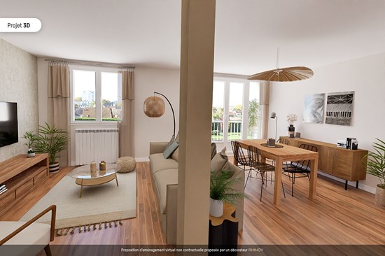 Appartement 4 pièces - Le Petit Quevilly