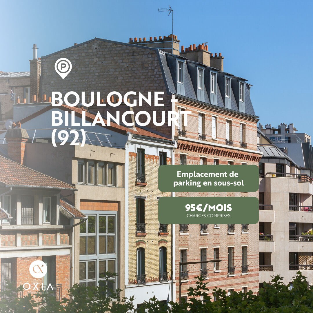 Parking à louer - Boulogne Billancourt