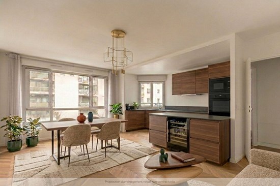 Alexandre Dumas - Appartement 65m²  avec balcon - Immeuble moderne avec ascenseur et parking