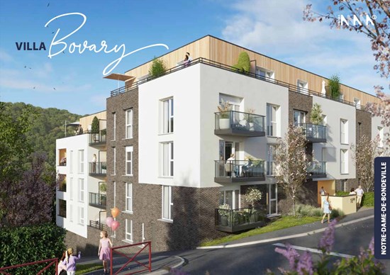 T3 avec grande terrasse ? Résidence neuve RE 2020 ? Notre-Dame-de-Bondeville