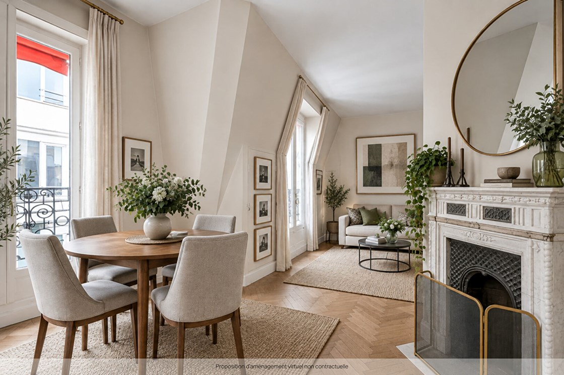 Appartement Paris 7ème 2/3 pièces 35.50 m²