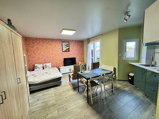 Studio à Ozoir La Ferrière  de 29.7 m2 avec balcon