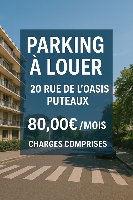 Parking rue de l'Oasis PUTEAUX