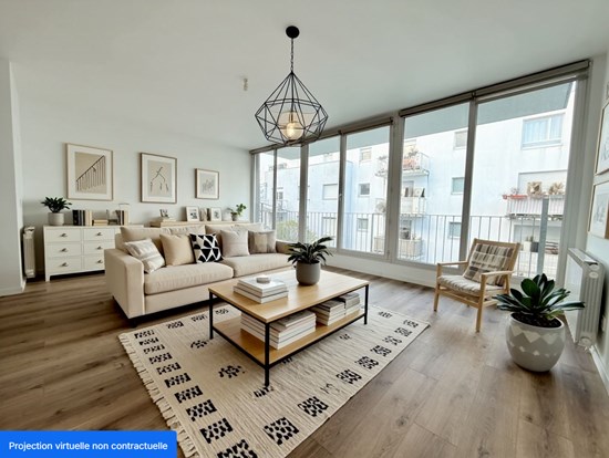 Appartement 4 pièces de 86,24m2 avec 3 places de parking à Rouen