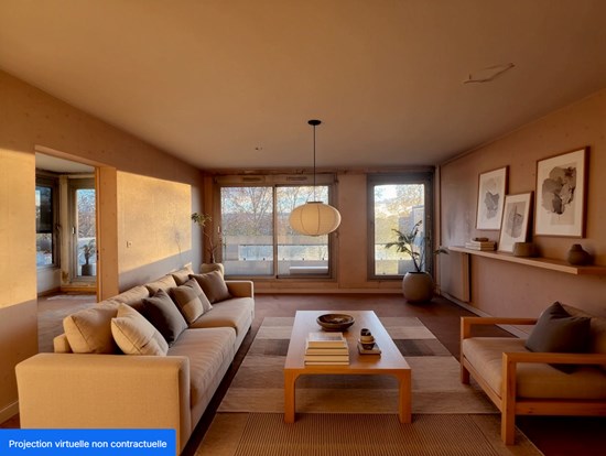 Appartement  3 pièces 72 m² avec vue sur la Seine