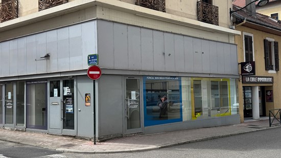 Local commercial de 118m² au coeur d'Aix-les-Bains