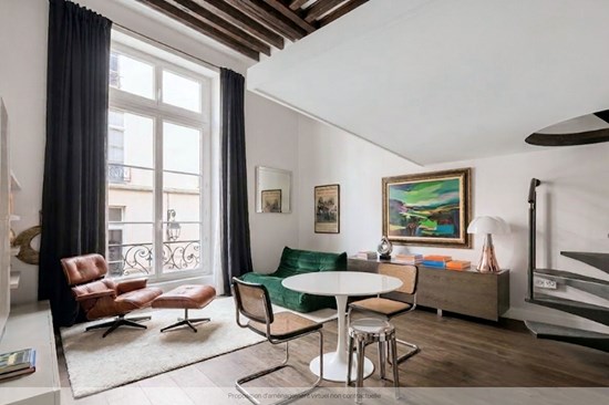 Rue Charlot -  Appartement au sein d'un Hôtel Particulier du XVIIIe siècle