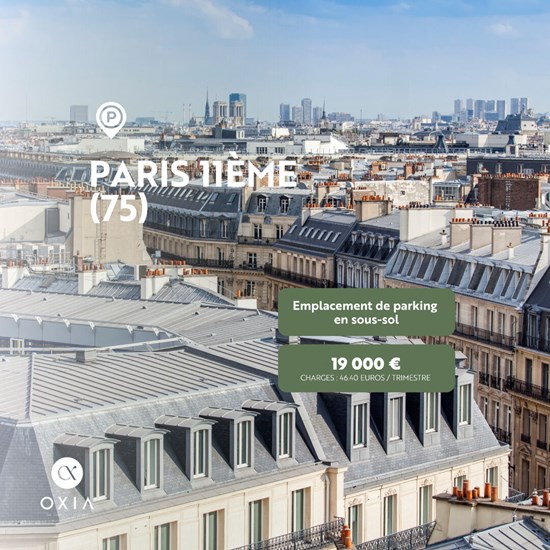 Parking en sous-sol Paris 11ème