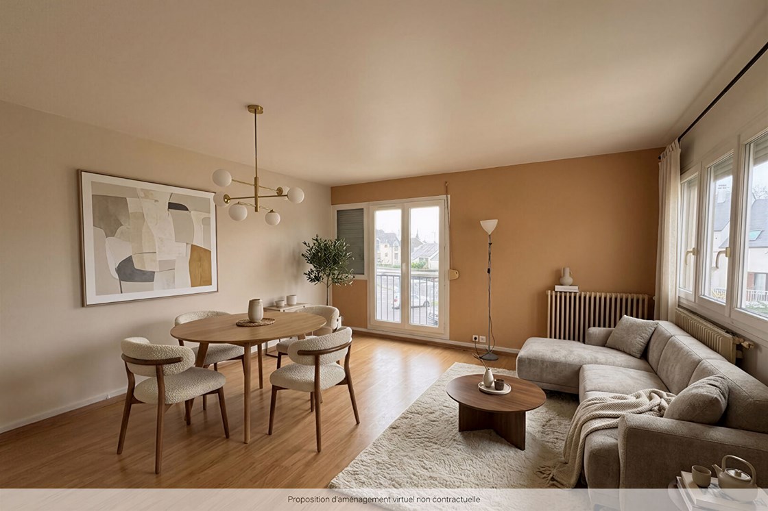 Appartement 2 pièces de 50 m² avec parking et cave - Idéal investisseur