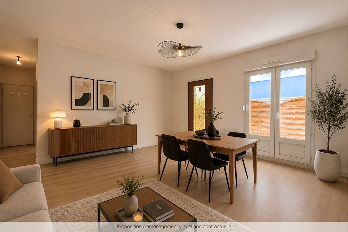 Appartement 3 pièces avec jardin, terrasse et parking : centre-ville d'Ozoir-la-Ferrière