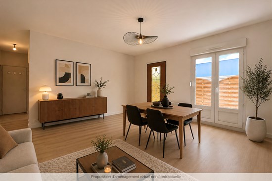 Appartement 3 pièces avec jardin, terrasse et parking : centre-ville d'Ozoir-la-Ferrière