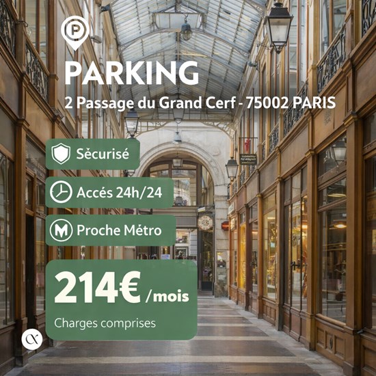 Parking passage du Grand Cerf