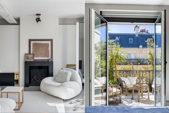 Au coeur de Paris - Appartement d'exception climatisé avec terrasse de plain-pied
