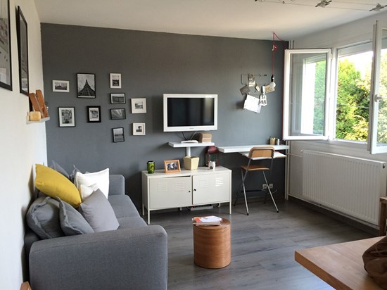 Appartement de 43 m² avec balcon, garage et cave