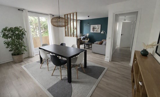Bel appartement 3 pièces - Quartier d'Adamville