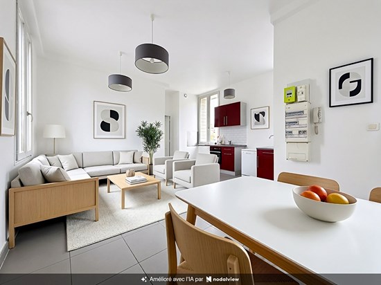 A vendre F3 de 44m2 avec 2 emplacements de parking à Le Petit Quevilly