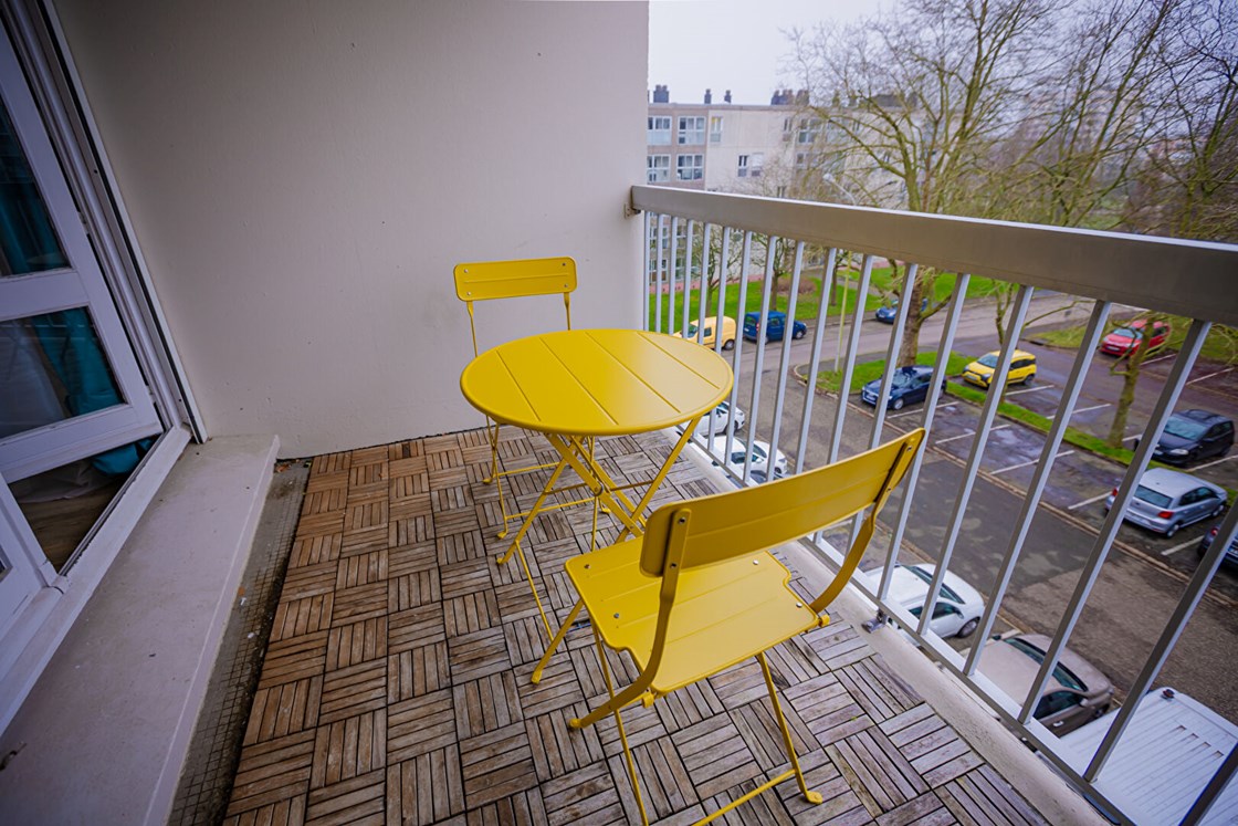 Appartement T4 - Université / Campus - Balcon vue parc