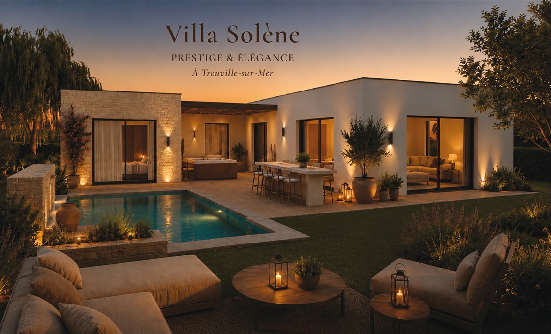 TROUVILLE-SUR-MER ? VILLA CONTEMPORAINE DE PLAIN-PIED